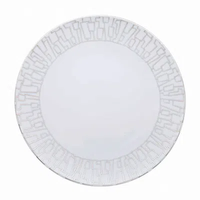 Rosenthal Tac 02 Skin Platinum Dinner Plate In White