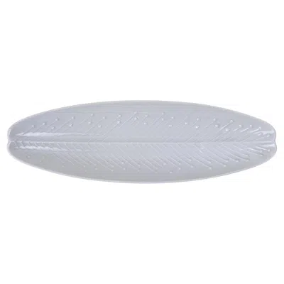 Pre-owned Rosenthal Tapio Wirkkala For , 'karelia' Porcelain Leaf-pattern Dish, 1970s In Gray