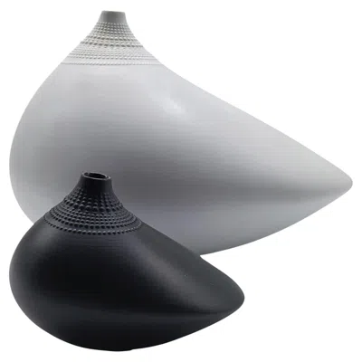 Pre-owned Rosenthal Tapio Wirkkala For  Studio Line Porcelain Vases "chicken" , 1970s In Transparent