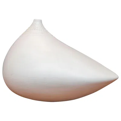 Pre-owned Rosenthal Tapio Wirkkala Pollo Vase For  Studio Line In Transparent