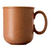 Rosenthal Thomas Clay Mugs, Set Of 4 In Rust