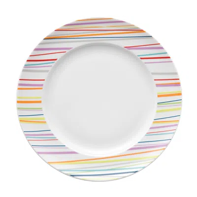 Rosenthal Thomas For  Sunny Day Stripe Dinner Plate In Multi
