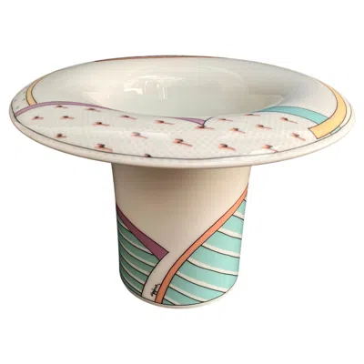 Pre-owned Rosenthal Vase Tapio Wirkkala & Dorothy Hafner For  Studio, New Wave Series 1980s In Sand
