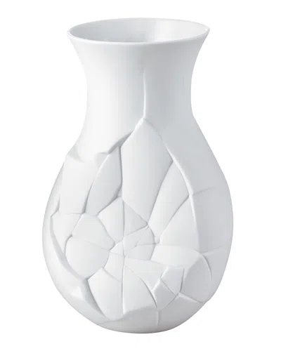 Rosenthal Shatter-effect Porcelain Vase In White