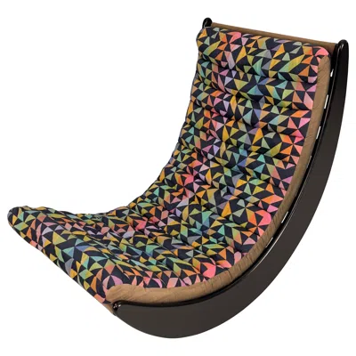 Pre-owned Rosenthal Verner Panton Original "relaxer 2" Rocking Chair By , 1970s In Brown
