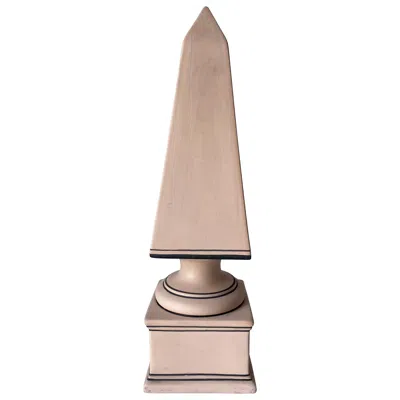 Pre-owned Rosenthal Vintage Ceramic Dusk Pink Obelisk From Spain