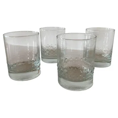 Pre-owned Rosenthal Vintage Durobor "alaska" Glasses, Set Of Four, Belgium, Late 1960s – Mid-century In Gray