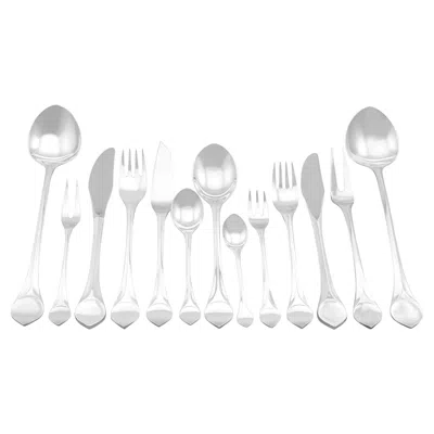 Pre-owned Rosenthal Vintage German Sterling Silver Flatware Set For Twelve Persons Circa 1970