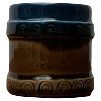 Pre-owned Rosenthal Vintage German Studio Line Brotzeit Ceramic Vase From  In Black