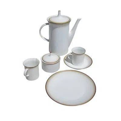 Pre-owned Rosenthal Vintage Kontrollstelle For  Germany Coffee / Dessert Set 54 Pieces In Gray