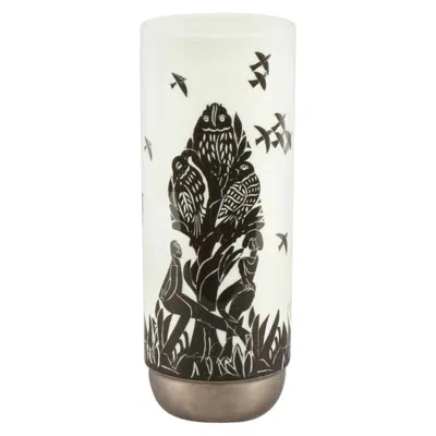 Pre-owned Rosenthal Vintage "pastorale" Ceramic Vase By Ambrogio Pozzi,  Studio Line, 1960s In Transparent