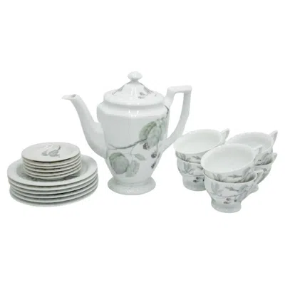 Pre-owned Rosenthal White Maria Porcelain Service, Germany.