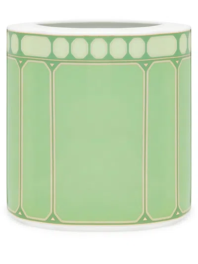 Rosenthal 로젠탈 X 스와로브스키 시그넘 꽃병 17cm In Green