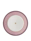 Rosenthal Signum Rose Plate (24cm X 24cm) In Pink