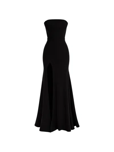 Roserry Cannes Strapless Maxi Dress In Black
