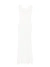 Roserry Embellished Sleeveless Maxi Dress In White