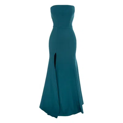 Roserry Women's Cannes Maxi Dress In Emerald Green