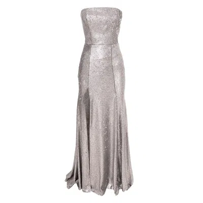 Roserry Women's Cannes Sequins Maxi Dress In Silver