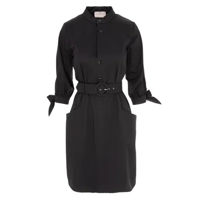 Roserry Women's Cotton Shirt Dress In Black