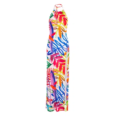 Roserry Women's Havana Maxi Jersey Dress In Capri Print In Multi