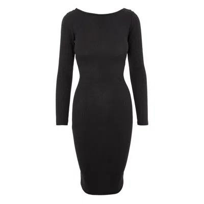 Roserry Women's Ibiza Glitter Jersey Midi Dress In Black