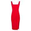 Roserry Women's Kensington Zipped Jersey Midi In Red In Red