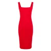 Roserry Women's Kensington Zipped Jersey Midi In Red In Red