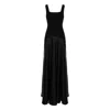 Roserry Women's London Jersey Satin Maxi Dress In Black In Black
