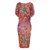 Roserry Women's Paris Midi Dress In Gaudi Print