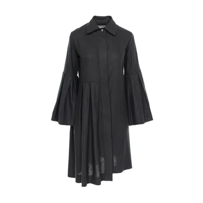 Roserry Women's Valencia Midi Shirt Dress In Black