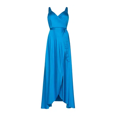 Roses Are Red Women's Aloise Wrapdress In Ocean Blue
