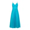 Roses Are Red Women's Blue Seren Cotton Dress In Turquoise