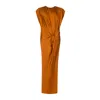 Roses Are Red Women's Brown / Gold / Neutrals Deina Dress In Chocolate In Brown/gold
