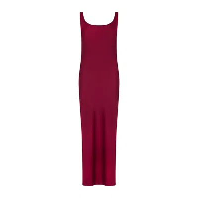 Roses Are Red Women's Charlotte Reversible Dress In Wine Red Vs Fuchsia