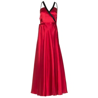 Roses Are Red Women's Dory Silk Dress In Red