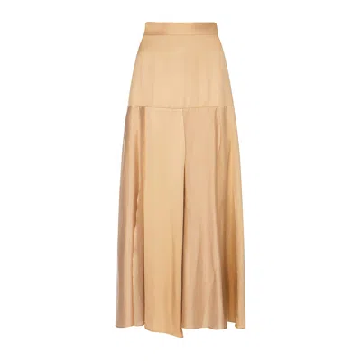 Roses Are Red Women's Gold / Neutrals Scarlett Skirt In Golden Beige