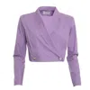 Roses Are Red Women's Pink / Purple Cropped Blazer Lilac In Pink/purple