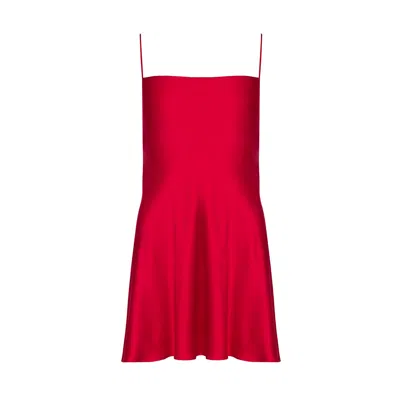 Roses Are Red Women's Pink / Purple The Mini Slipdress - Fuchsia In Pink/purple