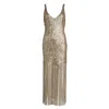 Roses Are Red Women's Poppy Sequin Dress In Gold In Gold