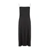 Roses Are Red Women's The Midi Slipdress - Black In Black