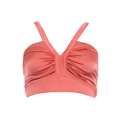 Roses Are Red Women's Yellow / Orange Keira Top In Coral In Yellow/orange