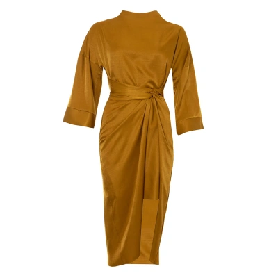 Roses Are Red Women's Yellow / Orange Reina Dress In Mustard In Yellow/orange