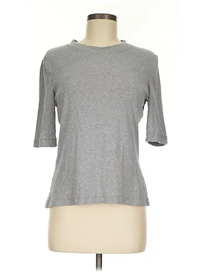 Pre-owned Rosetta Getty 3/4 Sleeve T-shirt In Gray