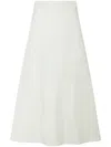 Rosetta Getty A-line Leather Skirt In Neutrals