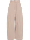 Rosetta Getty Wide-leg Bermuda Shorts In Neutrals