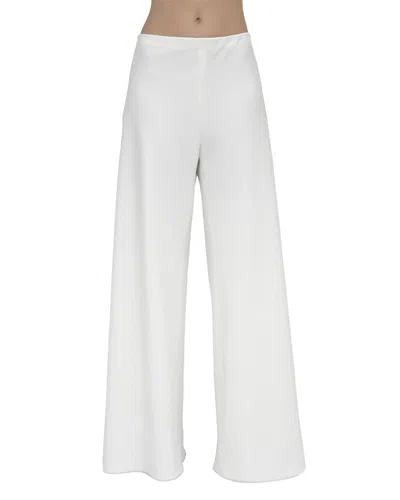 ROSETTA GETTY BIAS CUT WIDE LEG PANTS