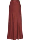 Rosetta Getty Bias Maxi Skirt In Red
