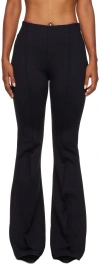 Rosetta Getty Black Scuba Trousers In Black