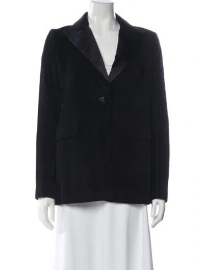 Pre-owned Rosetta Getty Blazer In Blue
