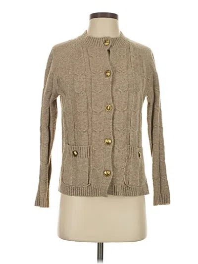 Pre-owned Rosetta Getty Cardigan Sweater In Brown